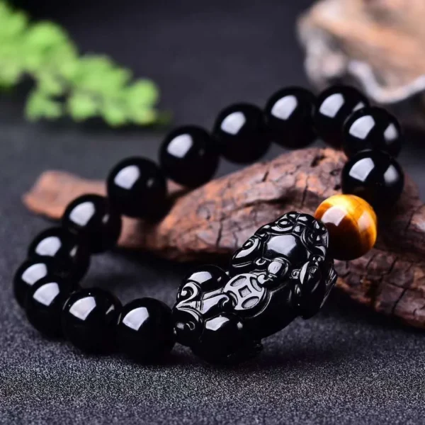 Obsidian Pixiu Bracelet – Career Success - Image 2