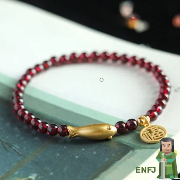 ENFJ Garnet Bracelet