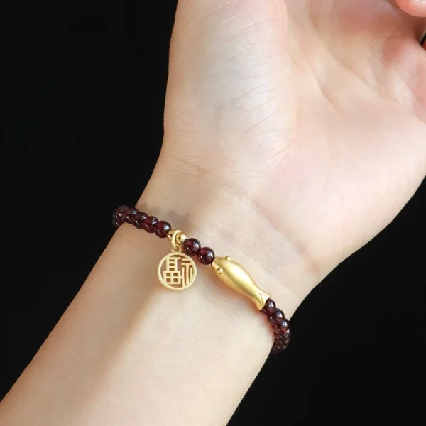 ENFJ Garnet Bracelet - Image 3