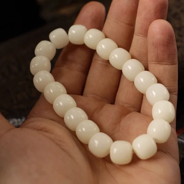 ESFJ White Jade Bracelet - Image 2
