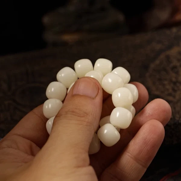 ESFJ White Jade Bracelet - Image 3