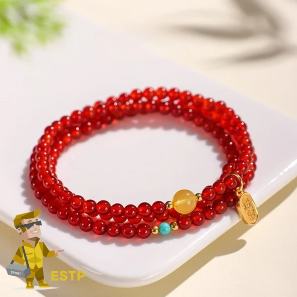 ESTP Red Agate Bracelet