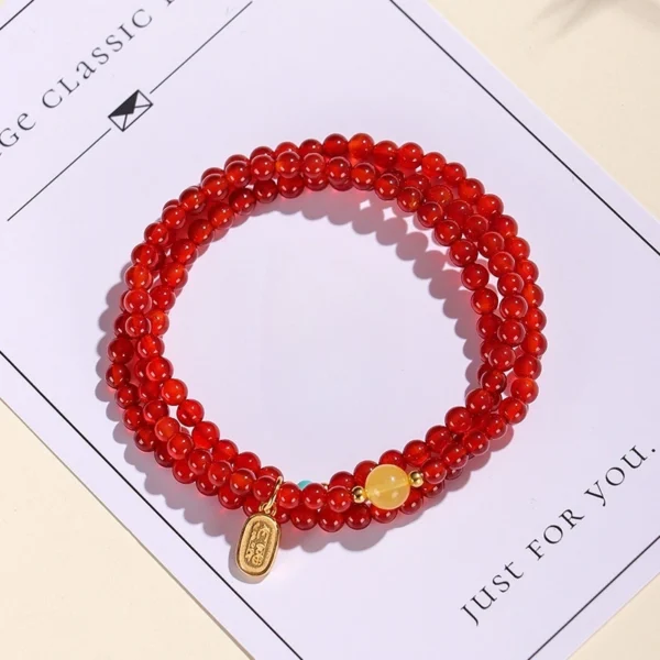 ESTP Red Agate Bracelet - Image 2