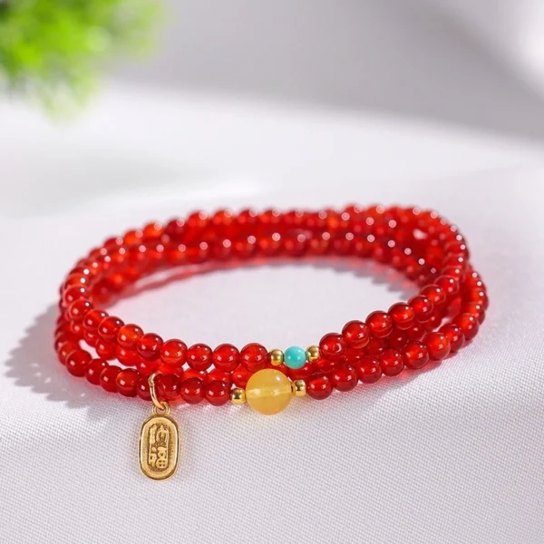 ESTP Red Agate Bracelet - Image 4