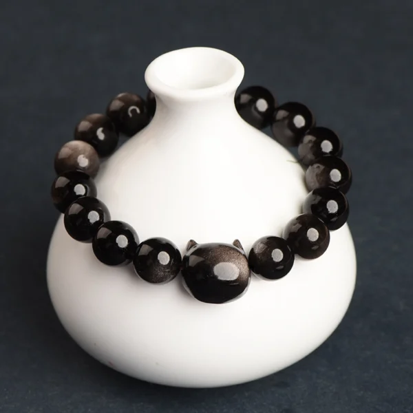 INTJ Black Obsidian Bracelet - Image 2