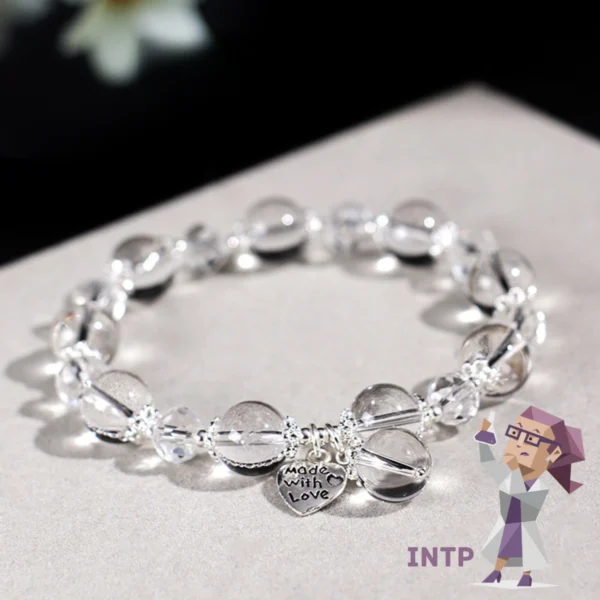 INTP White Crystal Bracelet