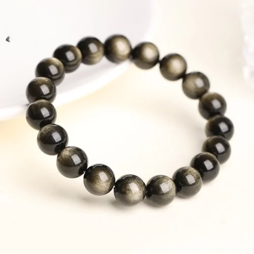 ENTJ golden obsidian bracelet1